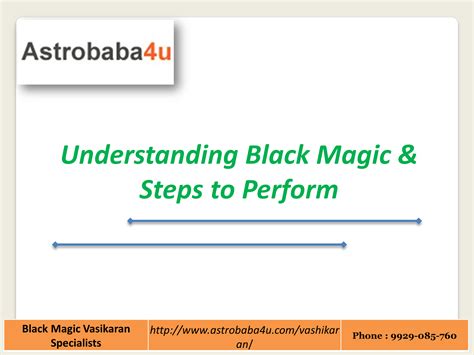 Overcoming obstacles through black magic